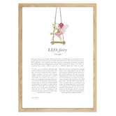 Tiny Tots Prints Pink Zodiac Leo Child Printed Wall Art