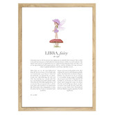 Tiny Tots Prints Purple Zodiac Libra Child Printed Wall Art
