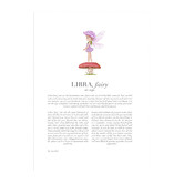 Tiny Tots Prints Purple Zodiac Libra Child Printed Wall Art