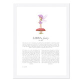 Tiny Tots Prints Purple Zodiac Libra Child Printed Wall Art