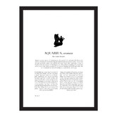 Tiny Tots Prints Aquarius Woman II Printed Wall Art