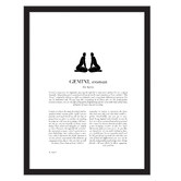 Tiny Tots Prints Gemini Woman II Printed Wall Art