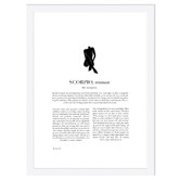 Tiny Tots Prints Scorpio Woman II Printed Wall Art