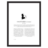 Tiny Tots Prints Sagittarius Woman II Printed Wall Art