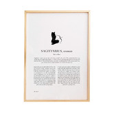 Tiny Tots Prints Sagittarius Woman II Printed Wall Art