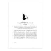 Tiny Tots Prints Sagittarius Woman II Printed Wall Art