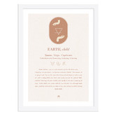 Tiny Tots Prints Zodiac Earth Child Printed Wall Art