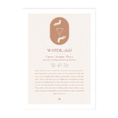Tiny Tots Prints Zodiac Water Child Printed Wall Art