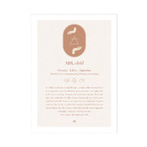 Tiny Tots Prints Zodiac Air Child Framed Wall Art
