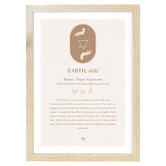 Tiny Tots Prints Zodiac Earth Child Printed Wall Art