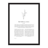 Tiny Tots Prints Zodiac Woman I Aquarius Printed Wall Art