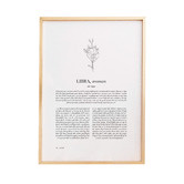 Tiny Tots Prints Zodiac Woman I Libra Printed Wall Art