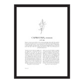 Tiny Tots Prints Zodiac Woman I Capricorn Printed Wall Art