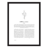 Tiny Tots Prints Zodiac Woman I Libra Printed Wall Art