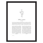 Tiny Tots Prints Zodiac Woman I Leo Printed Wall Art