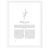Tiny Tots Prints Zodiac Woman I Pisces Printed Wall Art