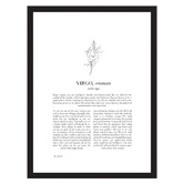 Tiny Tots Prints Zodiac Woman I Virgo Printed Wall Art