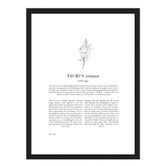 Tiny Tots Prints Zodiac Woman I Taurus Printed Wall Art