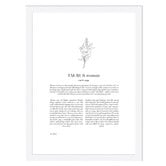 Tiny Tots Prints Zodiac Woman I Taurus Printed Wall Art
