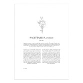 Tiny Tots Prints Zodiac Woman I Sagittarius Printed Wall Art