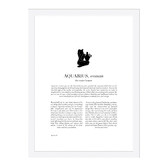 Tiny Tots Prints Aquarius Woman II Printed Wall Art