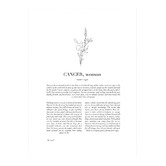 Tiny Tots Prints Zodiac Woman I Cancer Printed Wall Art