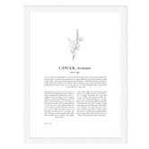 Tiny Tots Prints Zodiac Woman I Cancer Printed Wall Art