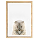 Tiny Tots Prints Baby Wombat Printed Wall Art