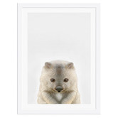 Tiny Tots Prints Baby Wombat Printed Wall Art