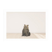 Tiny Tots Prints Grizzly Bear Printed Wall Art