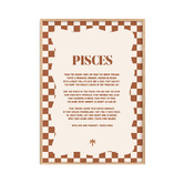 Tiny Tots Prints Zodiac Pisces Child Paper Print Wall Art