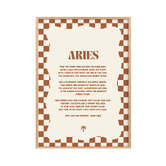 Tiny Tots Prints Zodiac Aries Child Paper Print Wall Art