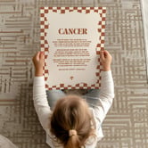 Tiny Tots Prints Zodiac Cancer Child Paper Print Wall Art