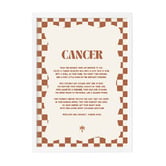 Tiny Tots Prints Zodiac Cancer Child Paper Print Wall Art
