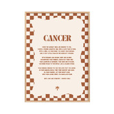 Tiny Tots Prints Zodiac Cancer Child Paper Print Wall Art