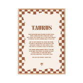 Tiny Tots Prints Zodiac Taurus Child Paper Print Wall Art