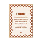 Tiny Tots Prints Zodiac Taurus Child Paper Print Wall Art