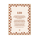 Tiny Tots Prints Zodiac Leo Child Paper Print Wall Art