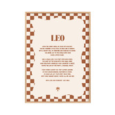 Tiny Tots Prints Zodiac Leo Child Paper Print Wall Art