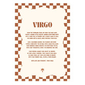Tiny Tots Prints Zodiac Virgo Child Paper Print Wall Art