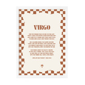 Tiny Tots Prints Zodiac Virgo Child Paper Print Wall Art