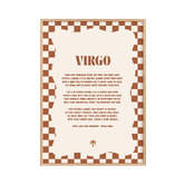 Tiny Tots Prints Zodiac Virgo Child Paper Print Wall Art