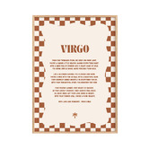 Tiny Tots Prints Zodiac Virgo Child Paper Print Wall Art