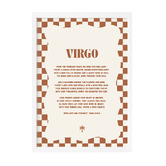Tiny Tots Prints Zodiac Virgo Child Paper Print Wall Art