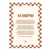 Tiny Tots Prints Zodiac Scorpio Child Paper Print Wall Art