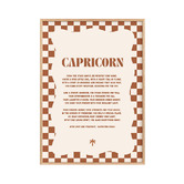 Tiny Tots Prints Zodiac Capricorn Child Paper Print Wall Art