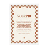 Tiny Tots Prints Zodiac Scorpio Child Paper Print Wall Art