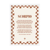 Tiny Tots Prints Zodiac Scorpio Child Paper Print Wall Art