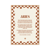 Tiny Tots Prints Zodiac Aries Child Paper Print Wall Art