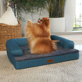 Kazoo Teal Boudoir Pet Bed